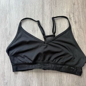 PINK Victoria's Secret Sleek Black Sports Bra